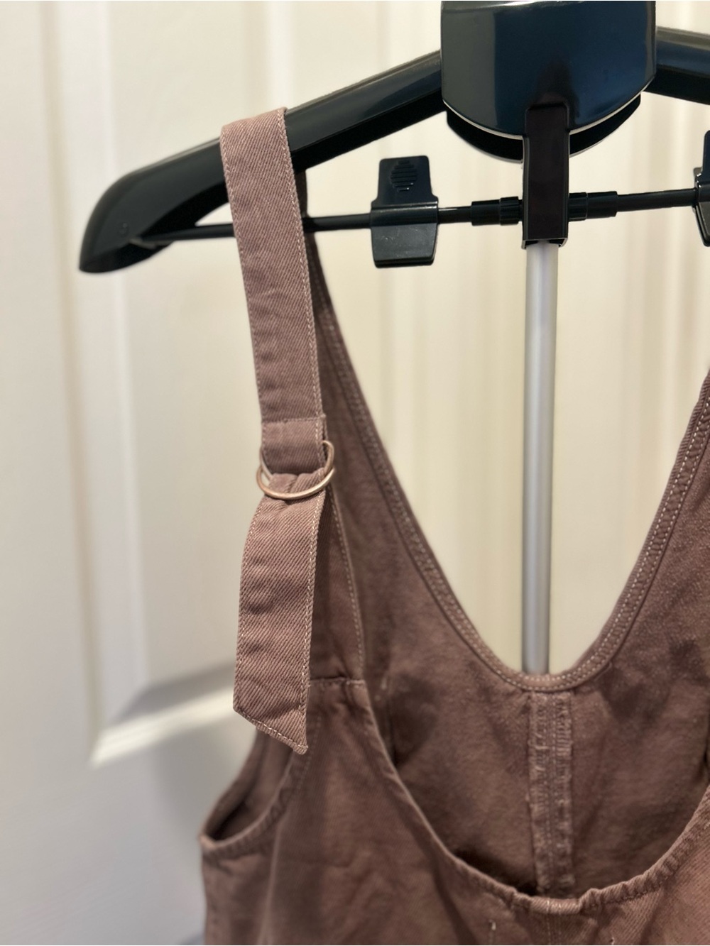 We The Free Mauve Brown Utility Romper - Picture 6 of 8
